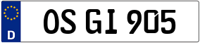 Truck License Plate